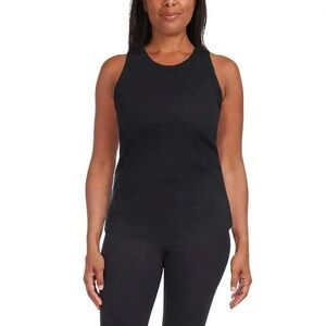 NEW Danskin Black Ribbed Tank Top